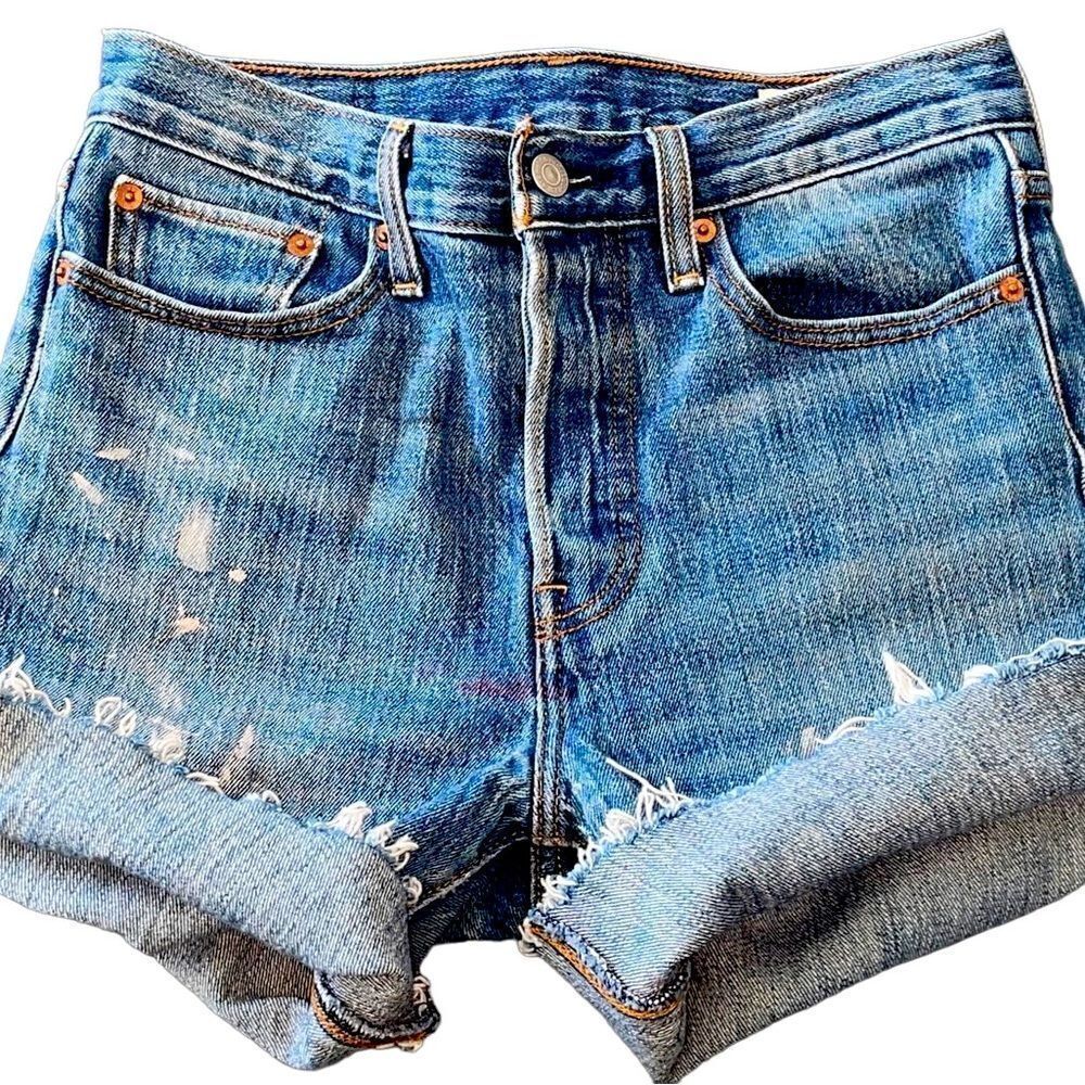 Levi's Blue Jean Shorts for Women